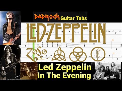 In The Evening - Led Zeppelin - Guitar + Bass TABS Lesson