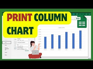 How To Print Column Chart in Excel | How to Print in Excel