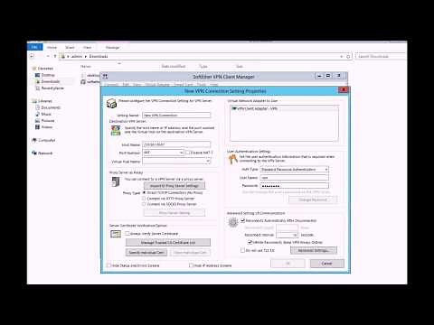 SoftEther VPN Client Manager