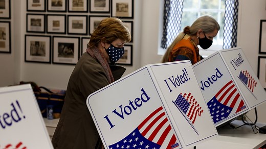 How many people voted in the 2020 US presidential election?