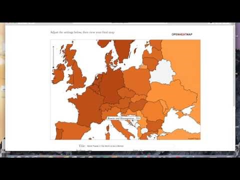How to visualize data using Open Heat Map