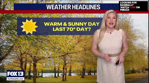 Seattle weather: Cooler, rain showers in the forecast