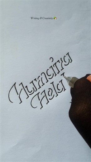 Creative 3D Font Writing Tutorial