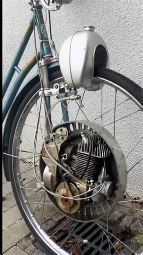 Hidden Engine Inside the Wheel! 🚴‍♂️