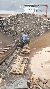 8.5K views · 123 reactions | Barges loading and unloading 3600 tons | USA Machines Channel | Facebook