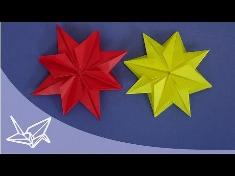 Origami Christmas Star Instructions