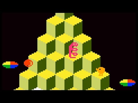 Q*bert Gameplay Intellivision