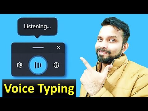 Voice Typing in Windows 10/11 | Voice to Text in Windows