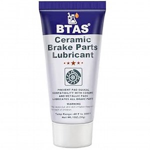 Brake Grease for Brake Parts Lubricant,Caliper Sliding Pin and Pad Lube,Silicone Brake Grease of High Temp Synthetic Ceramic 1oz