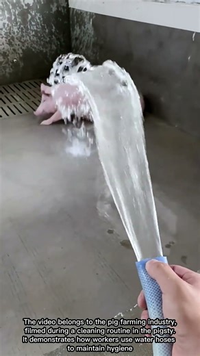 Washing Pigs and Pigsty for a Clean Farming Environment