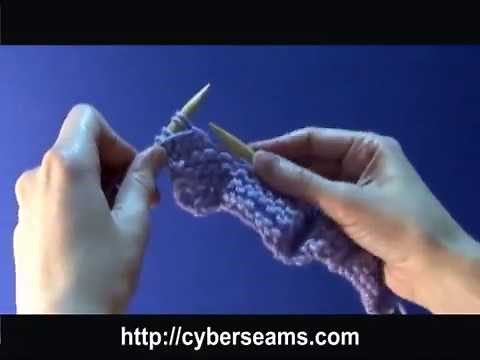 How to Knit Left Handed - the Purl Stitch