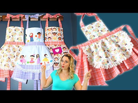 Sew a Child's Apron / Beginner Sewing Tutorial