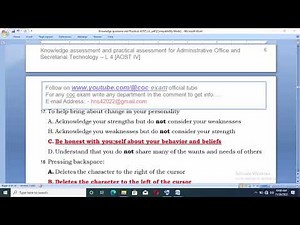 AOST Level IV Theory and Practical COC EXAM