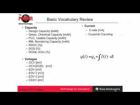 Battery Monitoring Basics