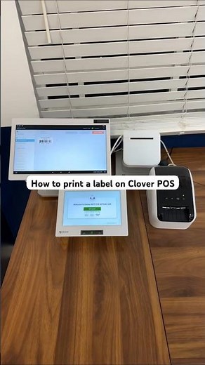 Clover Station Duo 2025: How to print a label on Clover POS | Clover Label Printer | Label Printers|