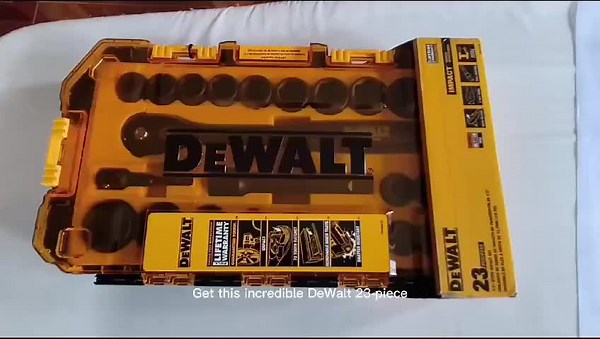 DEWALT 23-Piece Impact Socket Set for Every Workshop