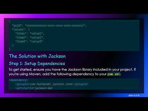 Creating a List of JSON Objects with Unique GUIDs Using Jackson
