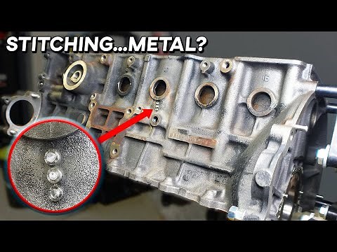 How to ACTUALLY FIX a CRACKED Engine Block! Cast Iron Crack Repair