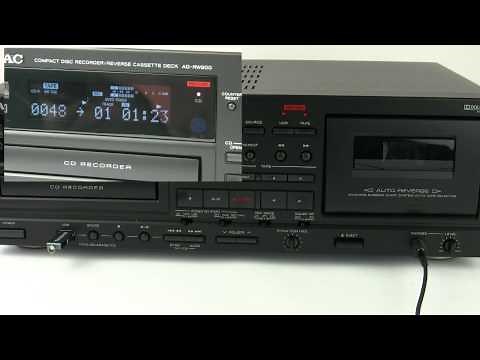 TEAC AD-RW900 - How to record on different formats