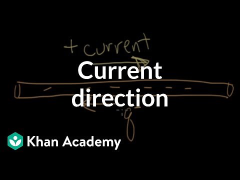 Current direction | Electrical engineering | Khan Academy