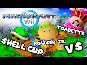 SMPM: Bowser Jr. VS Toadette | Shell Cup | Mario Kart Wii