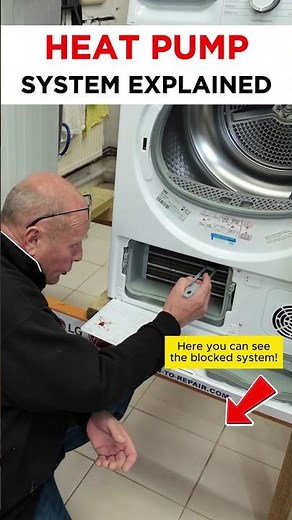 How Your HEAT PUMP Tumble Dryer WORKS? Heat Pump Technology EXPLAINED #homeappliance #diy