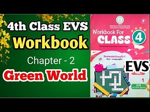 Green World 4th Class EVS workbook worksheets