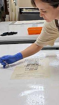 We cleaned an original WANTED poster from the 30’s