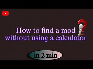 How to Find Modulus Mod Without a Calculator | calculator ke bina mod kaise nikale #exam #coding