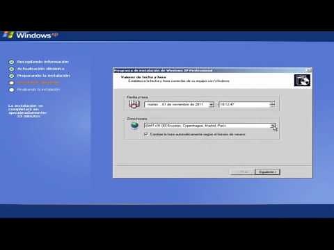 Como configurar el BIOS e Instalar Windows XP