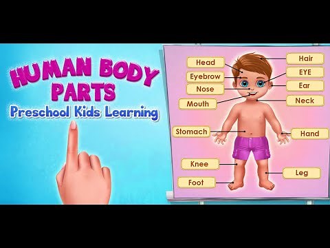 Human Body Parts for kids - Preschool Kids Learning game (14 games in 1)