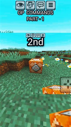 TOP 3 OP Commands in Minecraft! ⚡🔥 #mcpeaddons #minecraftpocketedition #minecraft #shorts #gaming