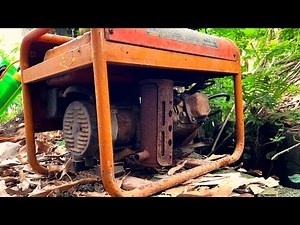Restoration The Old 220v Generator Engine | Restored, Old Generator Rusted