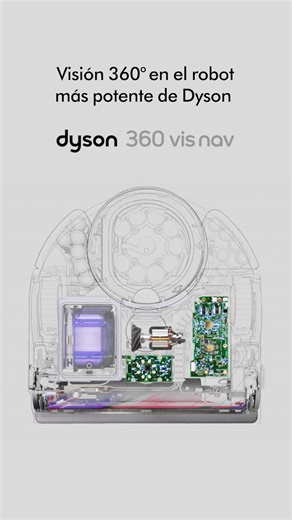 Dyson 360 Vis Nav integra una cámara y sensores inteligentes evitando osbtáculos a su paso | Dyson | Facebook