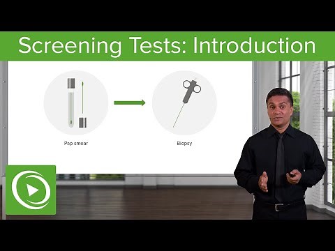 Screening Tests: Introduction – Epidemiology & Biostatistics | Lecturio