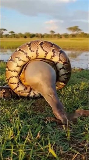 Python vs Turtle The Most Hilarious Escape Ever! 🤣 (Ai) #funnyanimals #funnyshorts #shorts