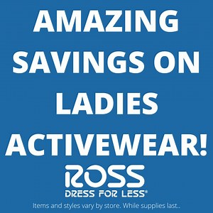 Activewear $7.99 and under? Yesss! Walk, jog or run right over to your closest Ross Store: https://bit.ly/3Bc5zVf | Ross Dress for Less