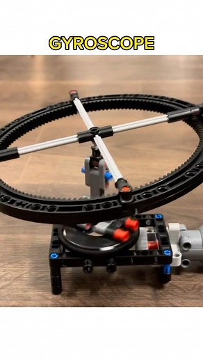 LEGO Gyroscope #lego #technic #legotechnic #mechanism #gyro #gyroscope #diy #physics #mechanics #legomoc #legotechnicmoc #stem #education | Bricks Master Builders