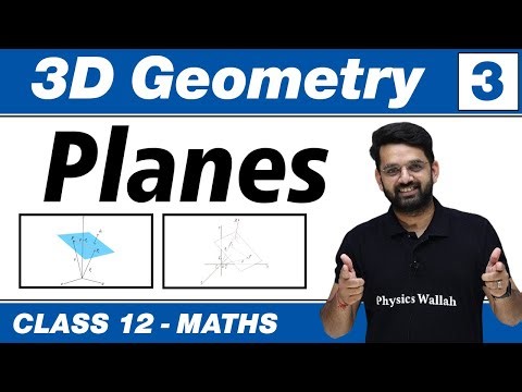 3D Geometry 03 : Planes | Class 12 NCERT
