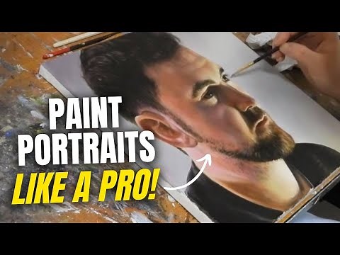 5 Simple Steps to Painting a Face | How to Paint a Realistic Portrait | Oil Painting