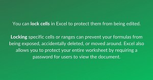 How to Lock Cells in Excel | GoSkills