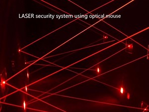 Laser Security System Using Optical Mouse