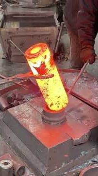 Inside the forging factory Hot Forging of Bearing Rings — Pure Industrial Power #machine #forging