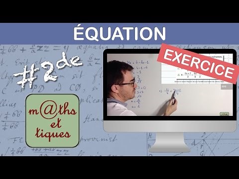 EXERCISE: Solving an equation - Year 10