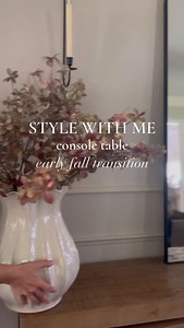 1.8K views · 56 reactions | Early fall console table styling! ...