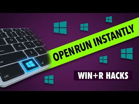 ways to open the Run command window in Windows