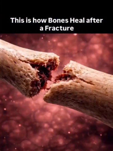 Your bone just broke. Here is exactly what your body does next. 👀🦴The human skeleton does not just patch itself up randomly. It follows a precise biological sequence that is honestly one of the most remarkable processes in all of medicine.Here is what happens stage by stage:Stage 1 — Inflammatory Phase (Days 1–7) The moment a bone breaks a blood clot forms around the fracture site. Your immune system floods the area with cells that clean up damaged tissue and signal the repair process to begin