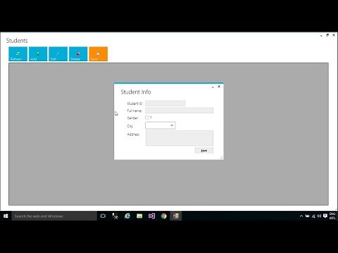 C# Tutorial - How to use WinForms Modern UI Metro Framework .Net | FoxLearn