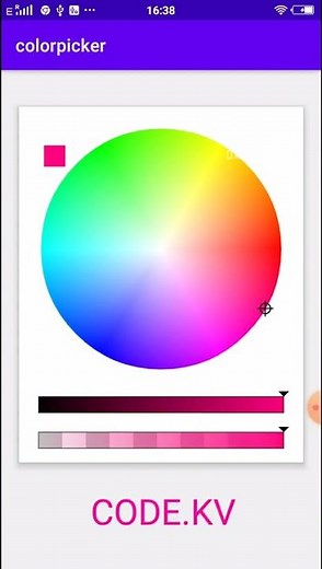 How to Create ColorPicker in Android Studio | ColorPicker| Codekv| Kushvyas