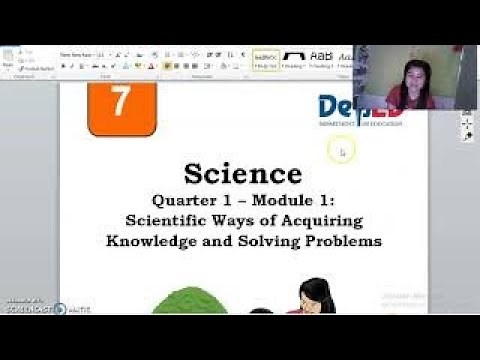 SCIENCE 7 MODULE 1 QUARTER 1 ANSWER KEY PART 1